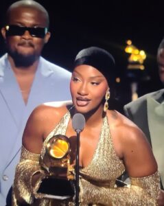 Tems wins Best African Music Performance at the 67th Grammy awards 2025